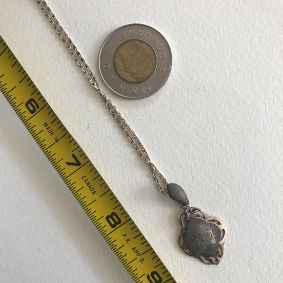 Vintage Sterling Siam Necklace & Bracelet Set - Picture 3 of 5